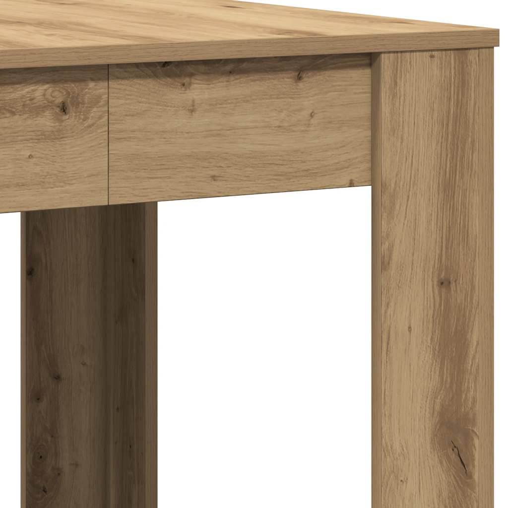 Eettafel 140X74,5X76 Cm Bewerkt Hout
