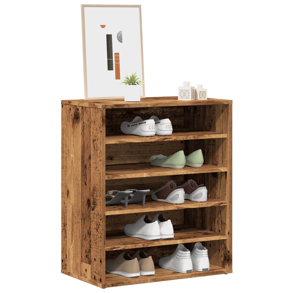 Schoenenkast Bewerkt Hout Kleurig