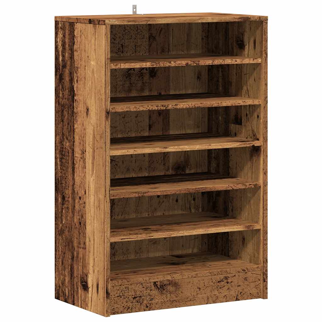 Schoenenkast Bewerkt Hout Kleurig