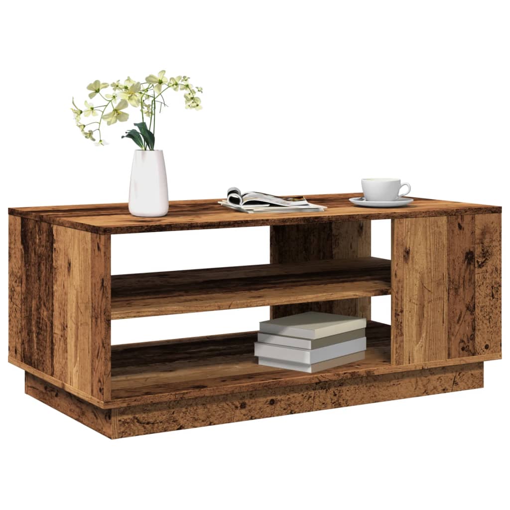 Salontafel Bewerkt Hout
