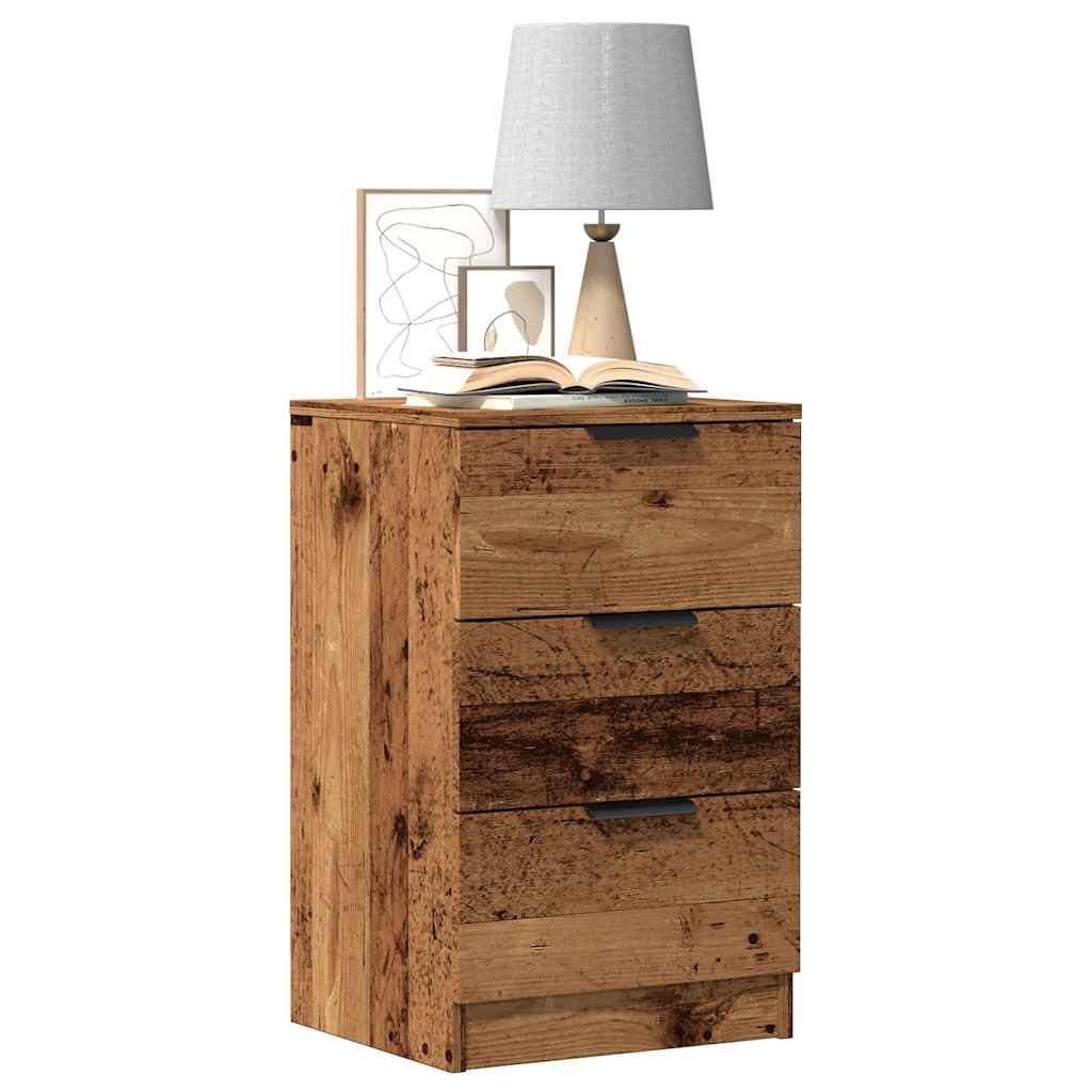 Nachtkastje 40X36X65 Cm Bewerkt Hout