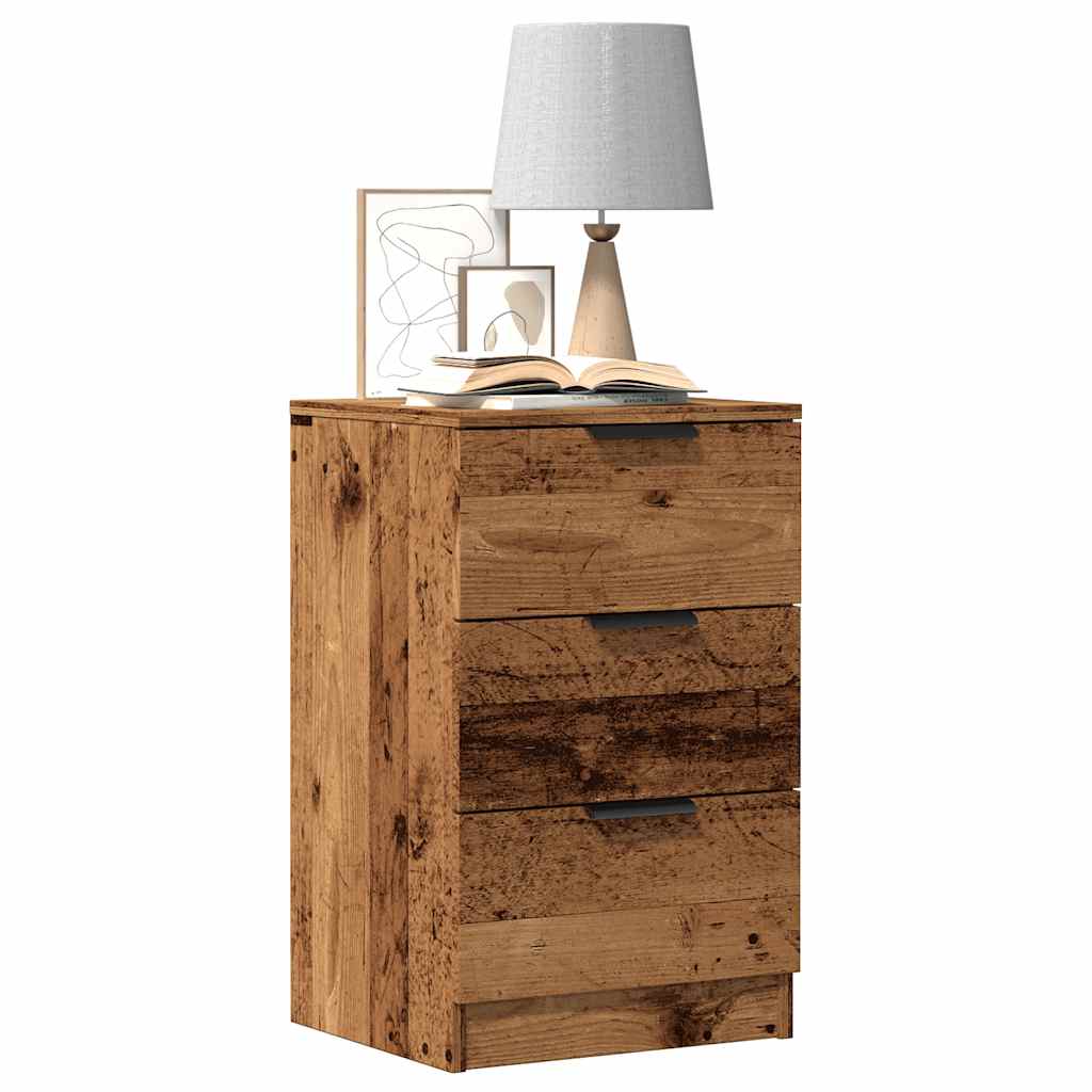 Nachtkastje 40X36X65 Cm Bewerkt Hout