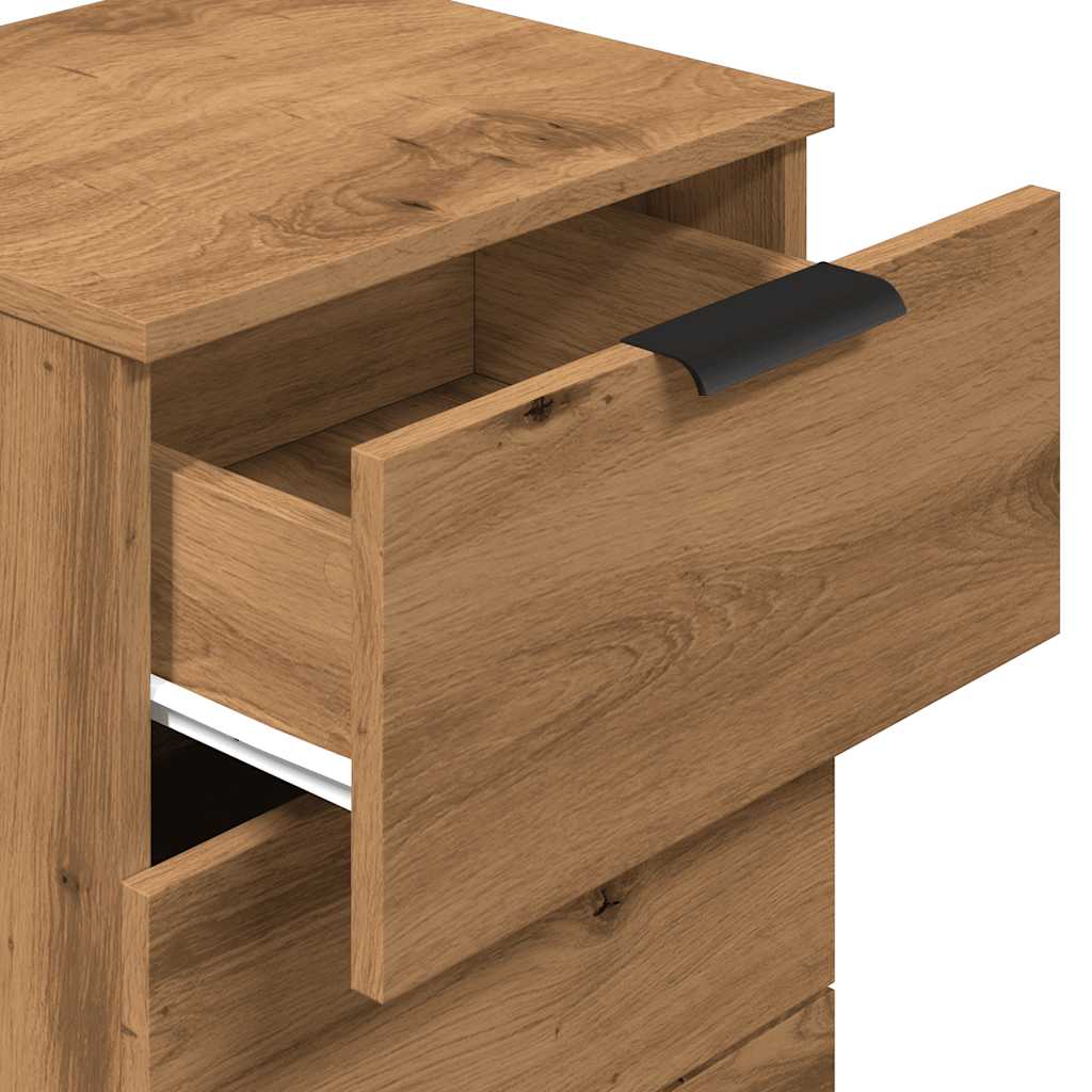 Nachtkastje 40X36X65 Cm Bewerkt Hout