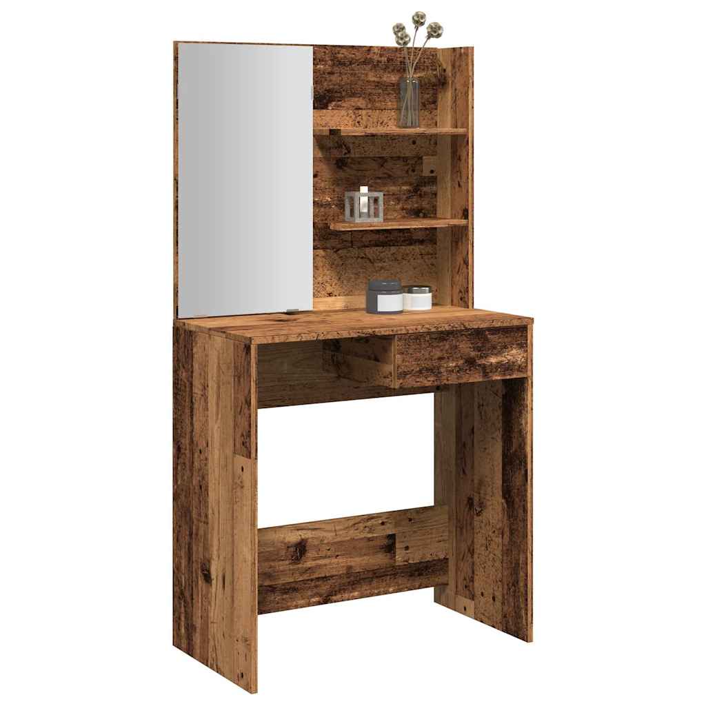 Kaptafel Met Spiegel 74,5X40X141 Cm