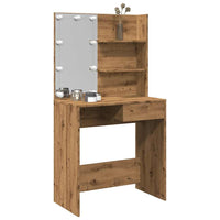 Kaptafel Met Led-Verlichting 74,5X40X141 Cm