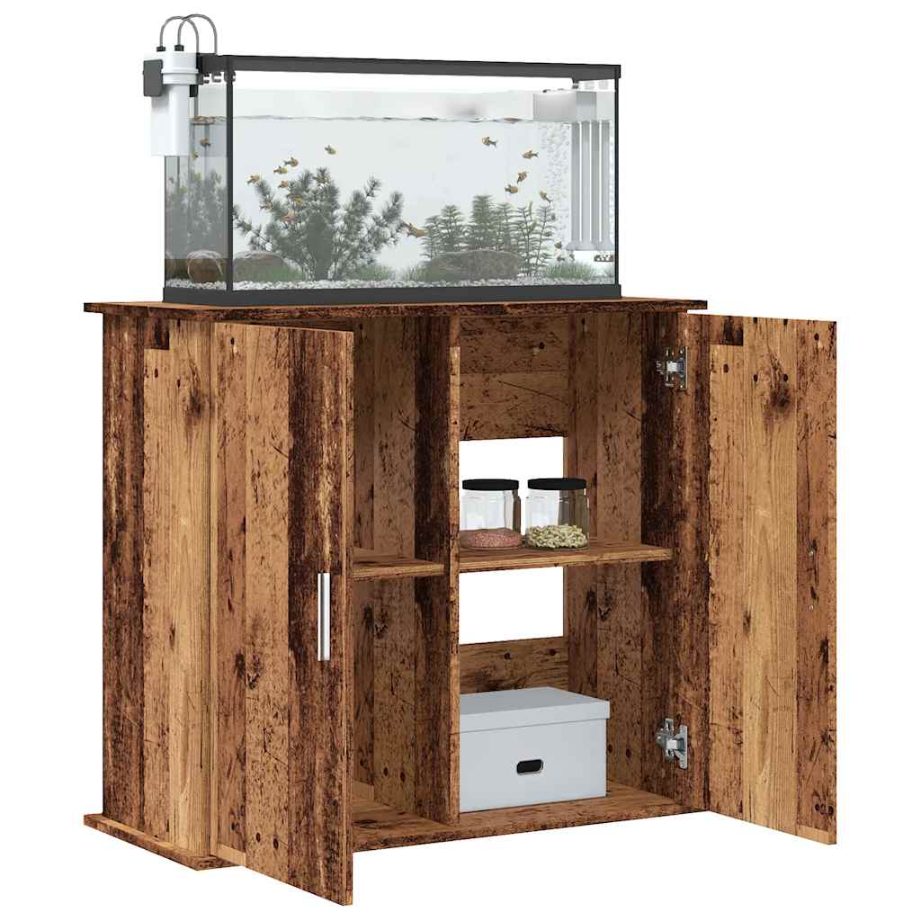 Aquariumstandaard Bewerkt Hout Kleur