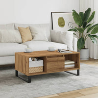 Salontafel 90X50X36,5 Cm Bewerkt Hout