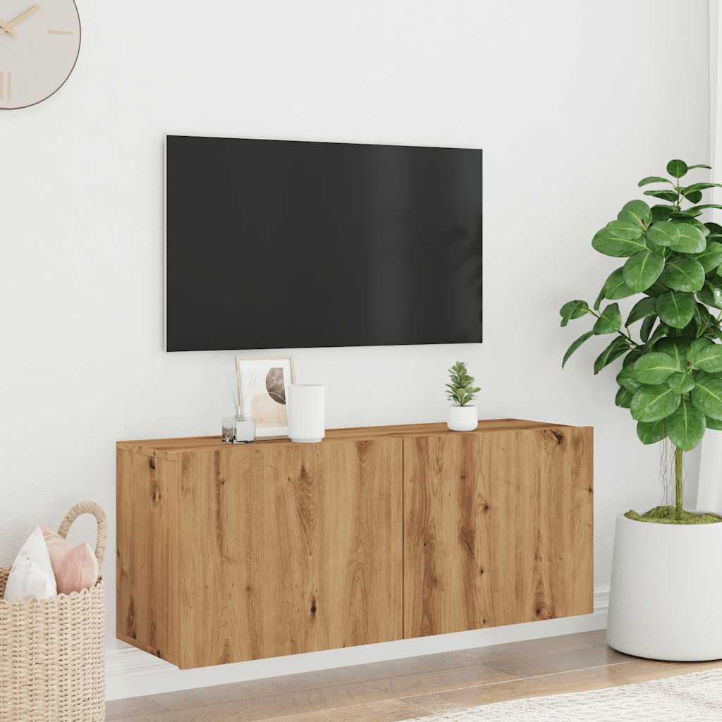 Tv-Meubel Wandgemonteerd 100X30X41 Cm