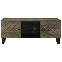 Salontafel 100X54X40 Cm Massief Mangohout Zwart