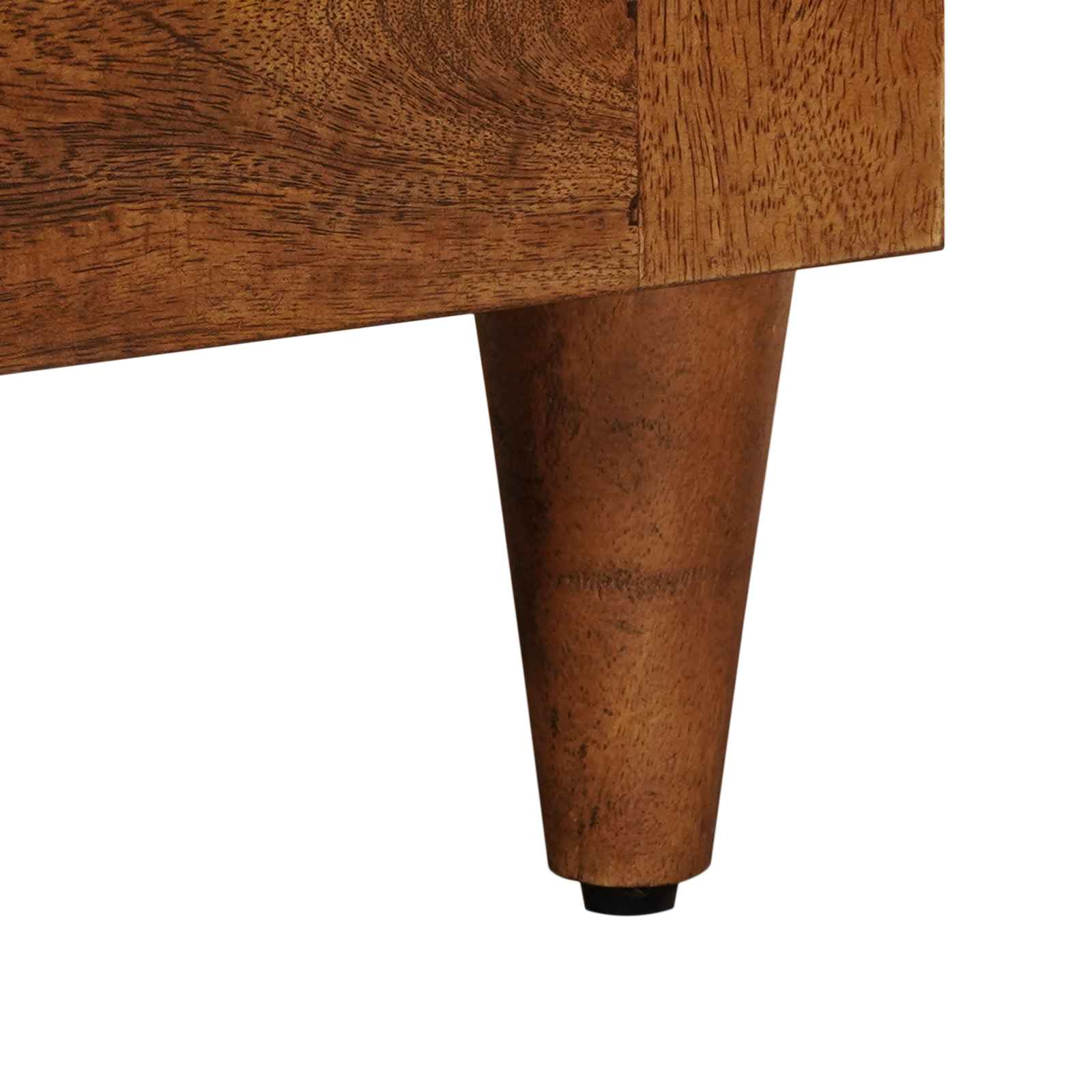 Nachtkastje 2 Pcs Bruin 40 X 33 X 46 Cm Massief Mango Hout