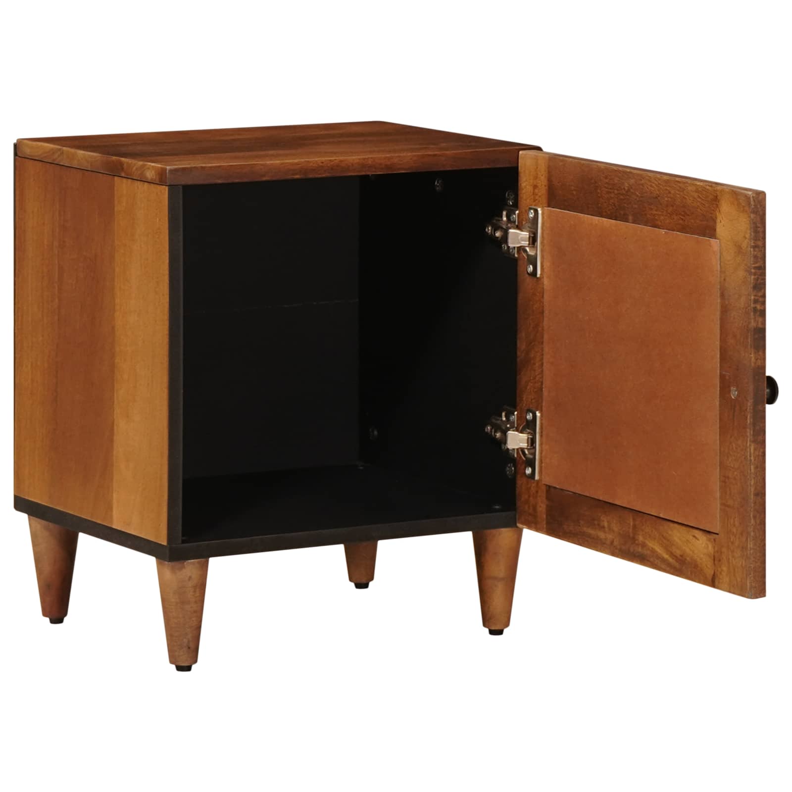 Nachtkastje 2 Pcs Bruin 40 X 33 X 46 Cm Massief Mango Hout