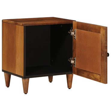 Nachtkastje 2 Pcs Bruin 40 X 33 X 46 Cm Massief Mango Hout