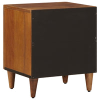 Nachtkastje 2 Pcs Bruin 40 X 33 X 46 Cm Massief Mango Hout