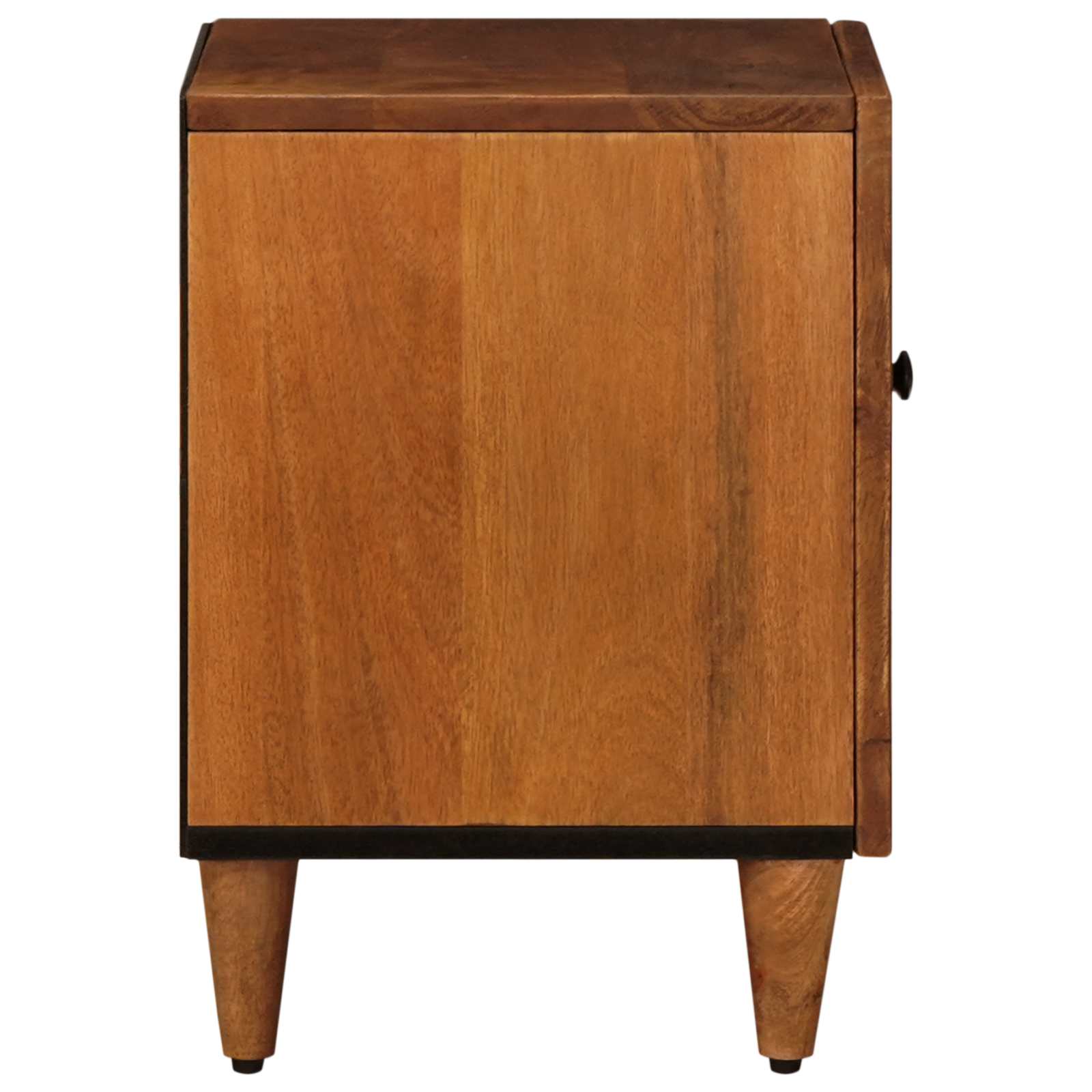 Nachtkastje 2 Pcs Bruin 40 X 33 X 46 Cm Massief Mango Hout