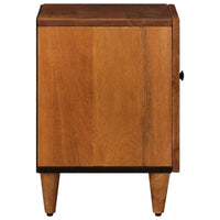 Nachtkastje 2 Pcs Bruin 40 X 33 X 46 Cm Massief Mango Hout