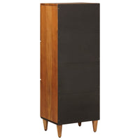 Hoge Kast 40 X 33 X 110 Cm Massief Mango Hout