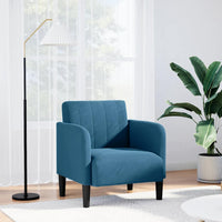 Fauteuil Met Armleuningen 54 Cm Fluweel