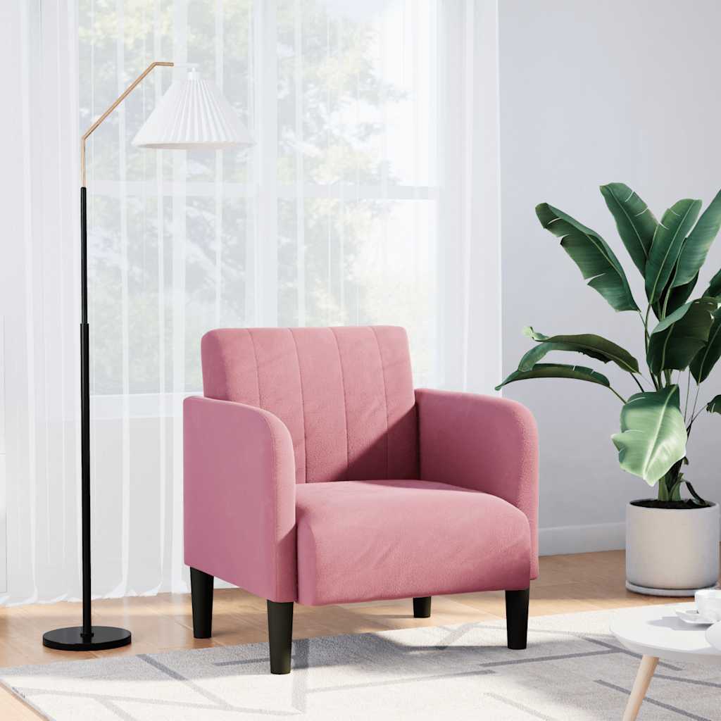 Fauteuil Met Armleuningen 54 Cm Fluweel