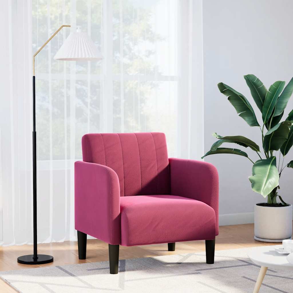 Fauteuil Met Armleuningen 54 Cm Fluweel
