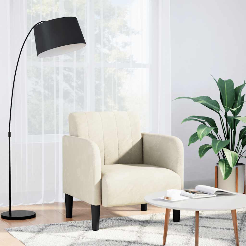 Fauteuil Met Armleuningen 54 Cm Fluweel