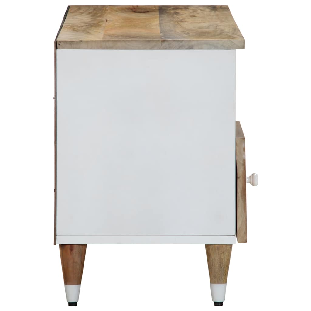 Tv-Meubel 100X33,5X46 Cm Massief Mangohout