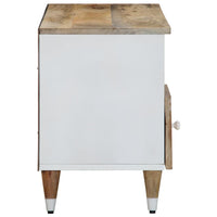 Tv-Meubel 100X33,5X46 Cm Massief Mangohout