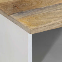 Tv-Meubel 100X33,5X46 Cm Massief Mangohout