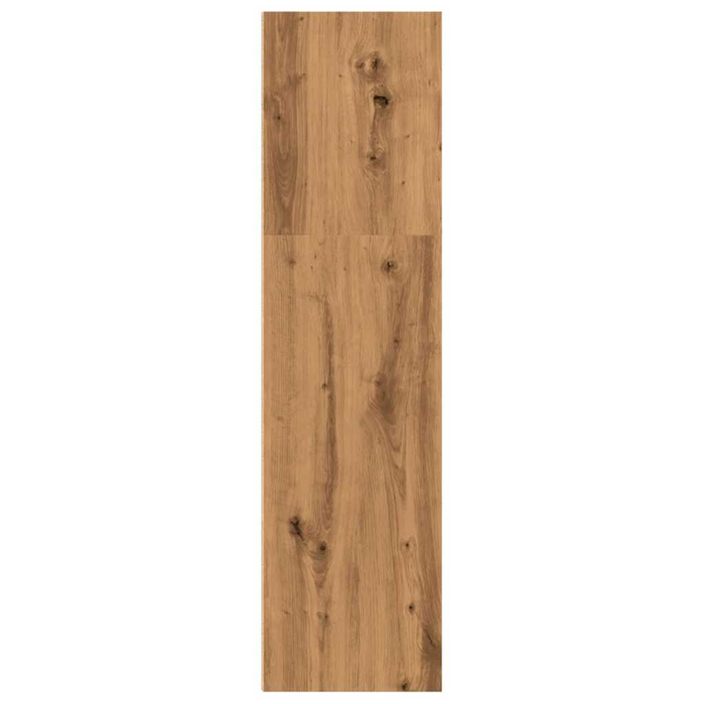 Boekenkast 60X30X Bewerkt Hout Artisanaal Eikenkleurig Artisian Oak