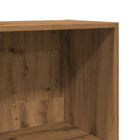 Boekenkast 60X30X Bewerkt Hout Artisanaal Eikenkleurig Artisian Oak