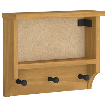 Wandkapstok Sandnes 45X12X35 Cm Massief Grenenhout
