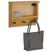 Wandkapstok Sandnes 45X12X35 Cm Massief Grenenhout