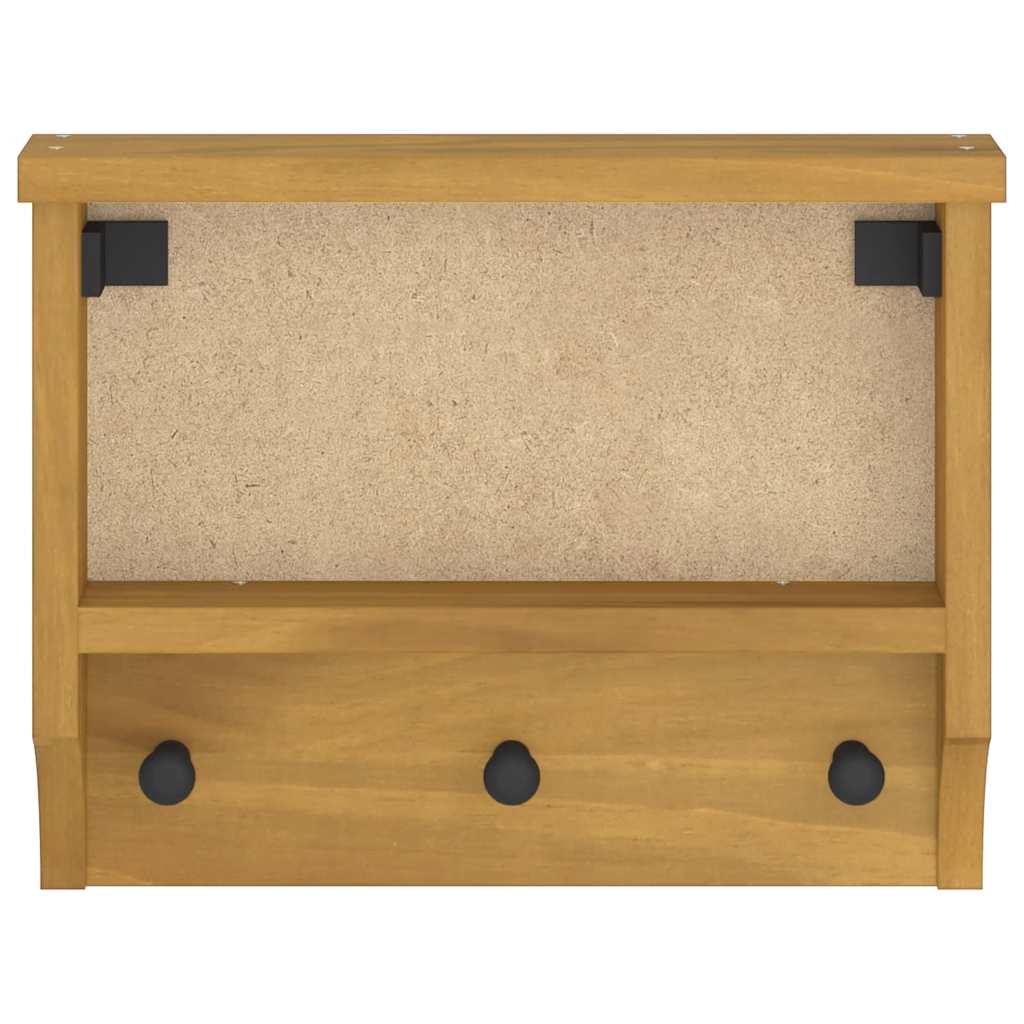 Wandkapstok Sandnes 45X12X35 Cm Massief Grenenhout