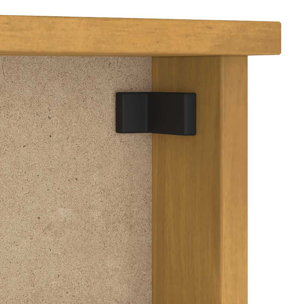 Wandkapstok Sandnes 45X12X35 Cm Massief Grenenhout