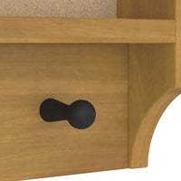 Wandkapstok Sandnes 45X12X35 Cm Massief Grenenhout