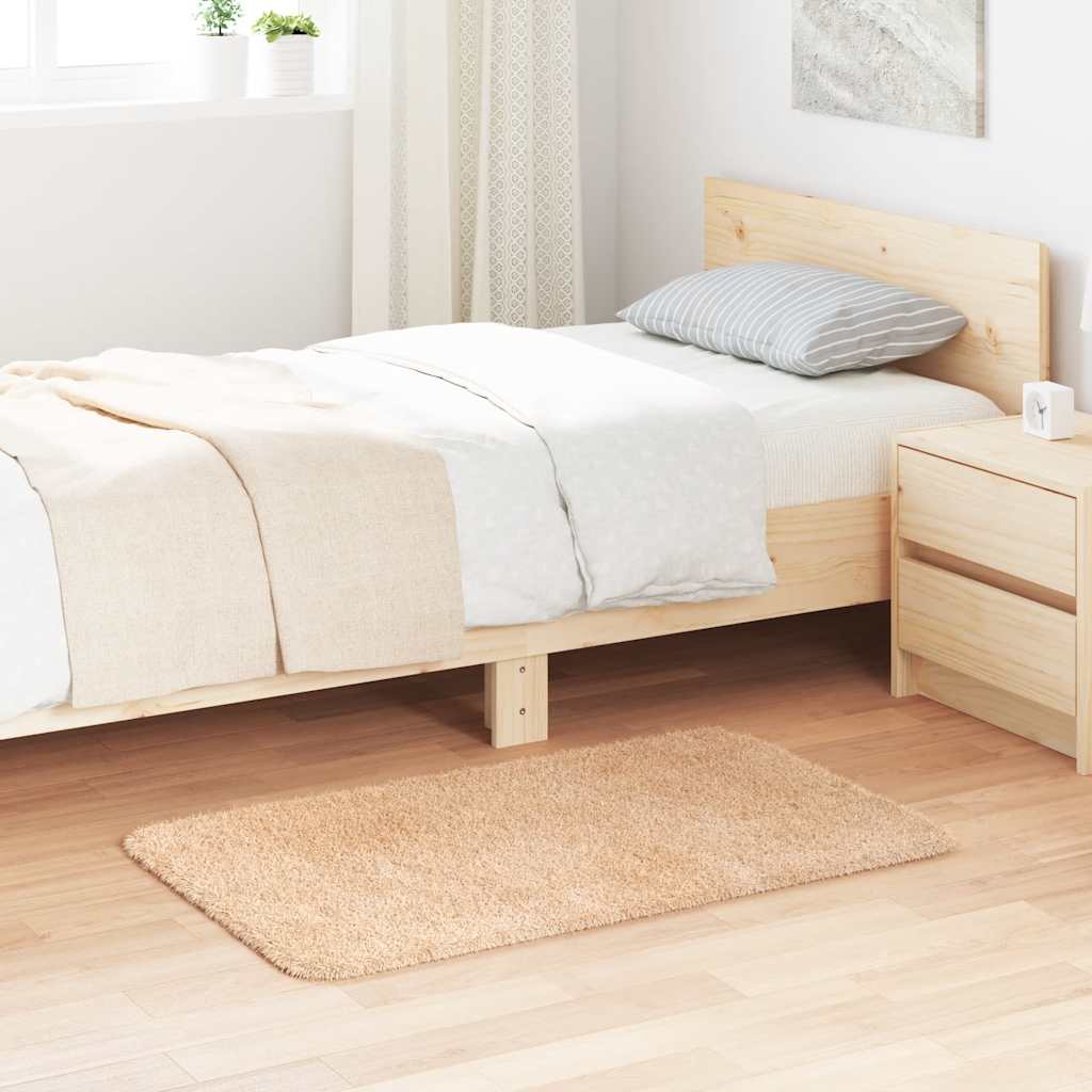 Hoogpolig Vloerkleed Navarra Polyester Beige