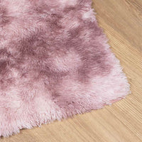 Hoogpolig Vloerkleed Navarra Polyester Stoffig Roze Dusty Pink
