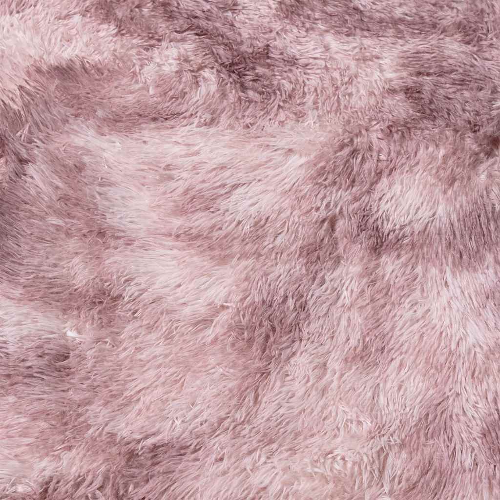 Hoogpolig Vloerkleed Navarra Polyester Stoffig Roze Dusty Pink
