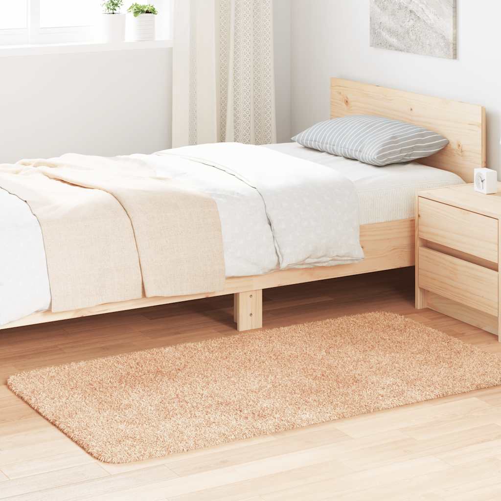Hoogpolig Vloerkleed Navarra Polyester Beige