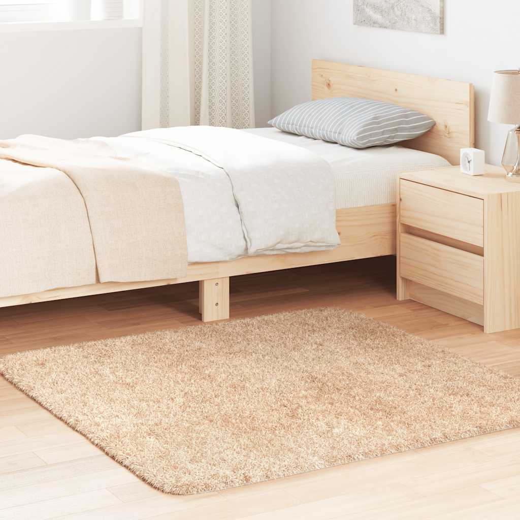 Hoogpolig Vloerkleed Navarra Polyester Beige