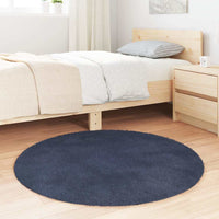 Hoogpolig Vloerkleed Navarra Polyester Marineblauw