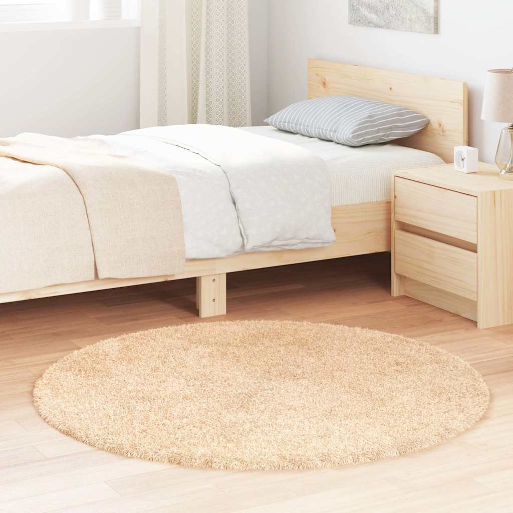 Hoogpolig Vloerkleed Navarra Polyester Beige