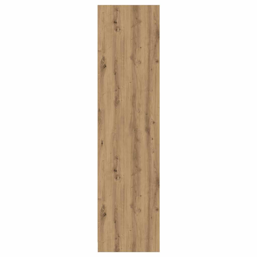 Kledingkast Bewerkt Hout Artisanaal Eikenkleurig