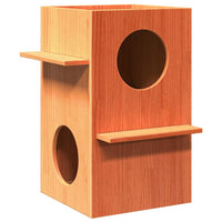 Kattenhuis 43X43X60 Cm Massief Grenenhout