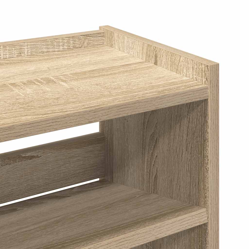 Schoenenrek 60X25X Bewerkt Hout Kleurig Sonoma Eiken