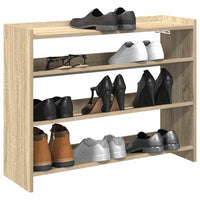 Schoenenrek 60X25X Bewerkt Hout Kleurig Sonoma Eiken