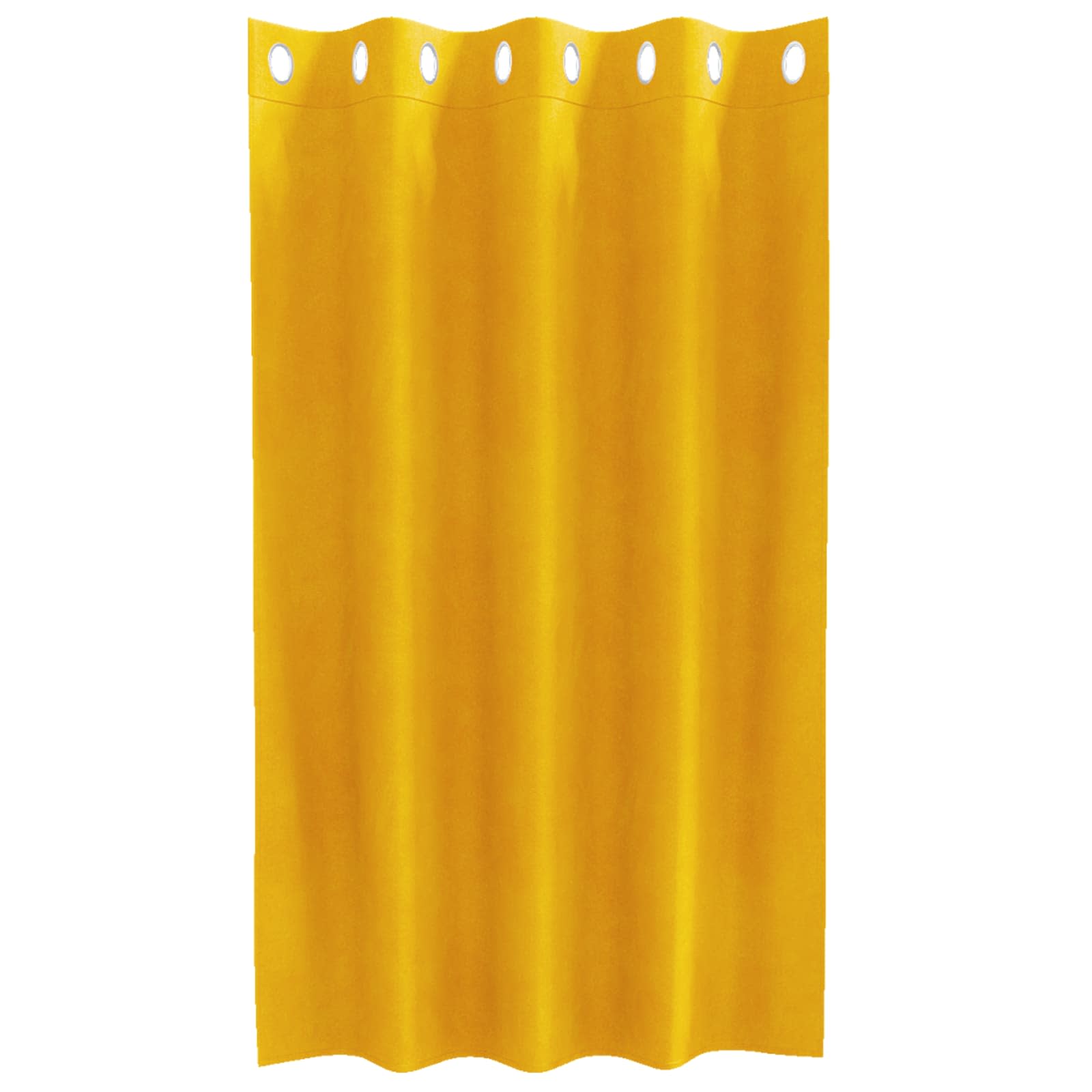Verduisterende Gordijnen 2 Pcs Fluweel Mosterdgeel