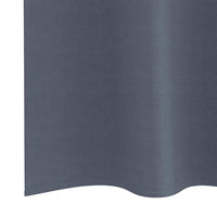 Zwart-Out Gordijnen Met Ringen 2 Pcs 140 X Antraciet