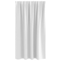 Zwart-Out Gordijnen Met Ringen 2 Pcs Helder Wit 140 X Zuiverwit