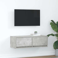 Tv-Meubel 80X31X25,5 Cm Bewerkt Hout