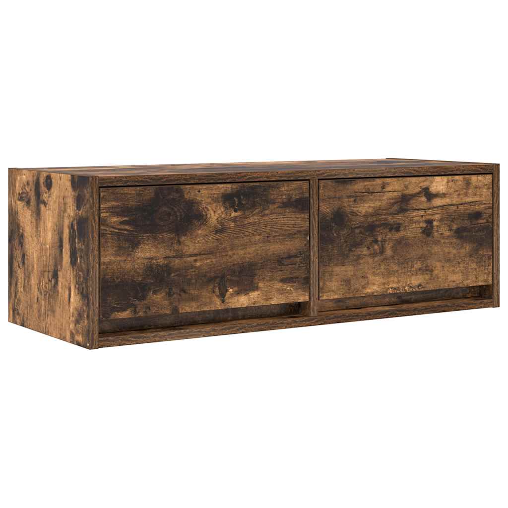 Tv-Meubel 80X31X25,5 Cm Bewerkt Hout Kleurig